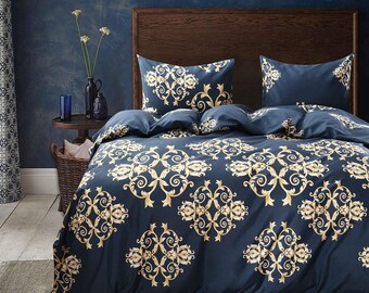Baby Blanket Pillow Comforter Taggy 3 psc Set Gift Blue Feather Print Boy Girl