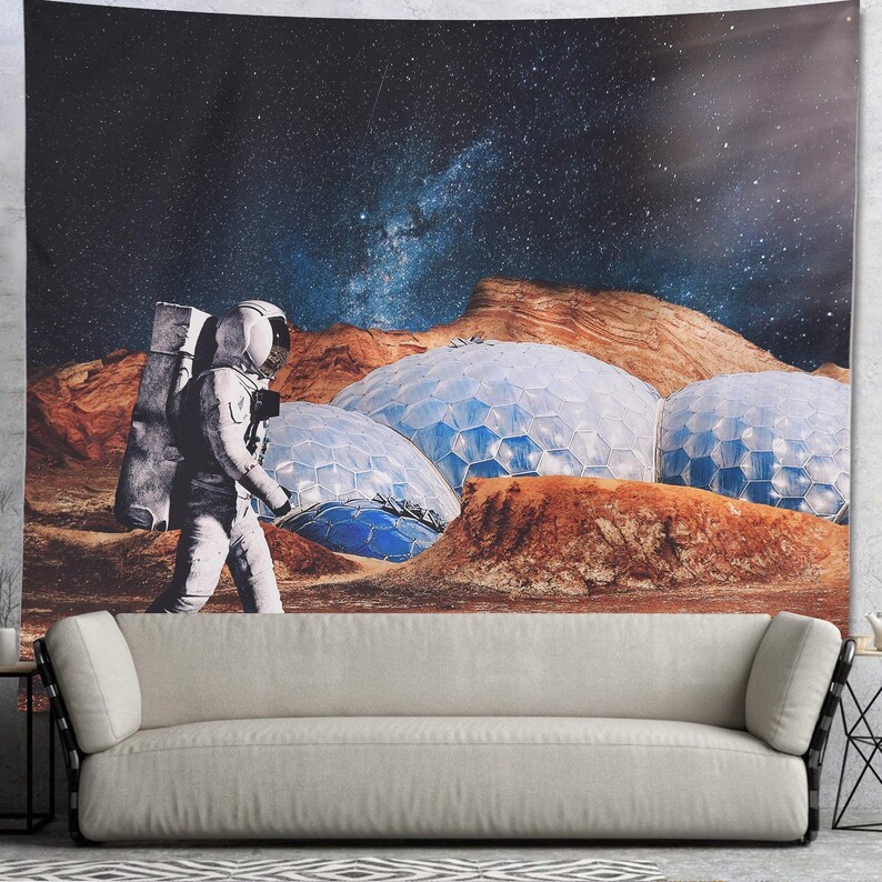 Astronaut Tapestry Space Wall Tapestry Galaxy Tapestry for Etsy