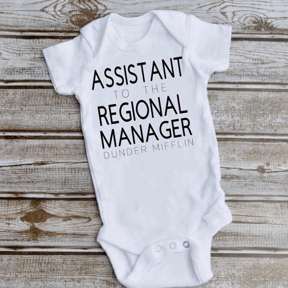 assistant to the regional manager onesie