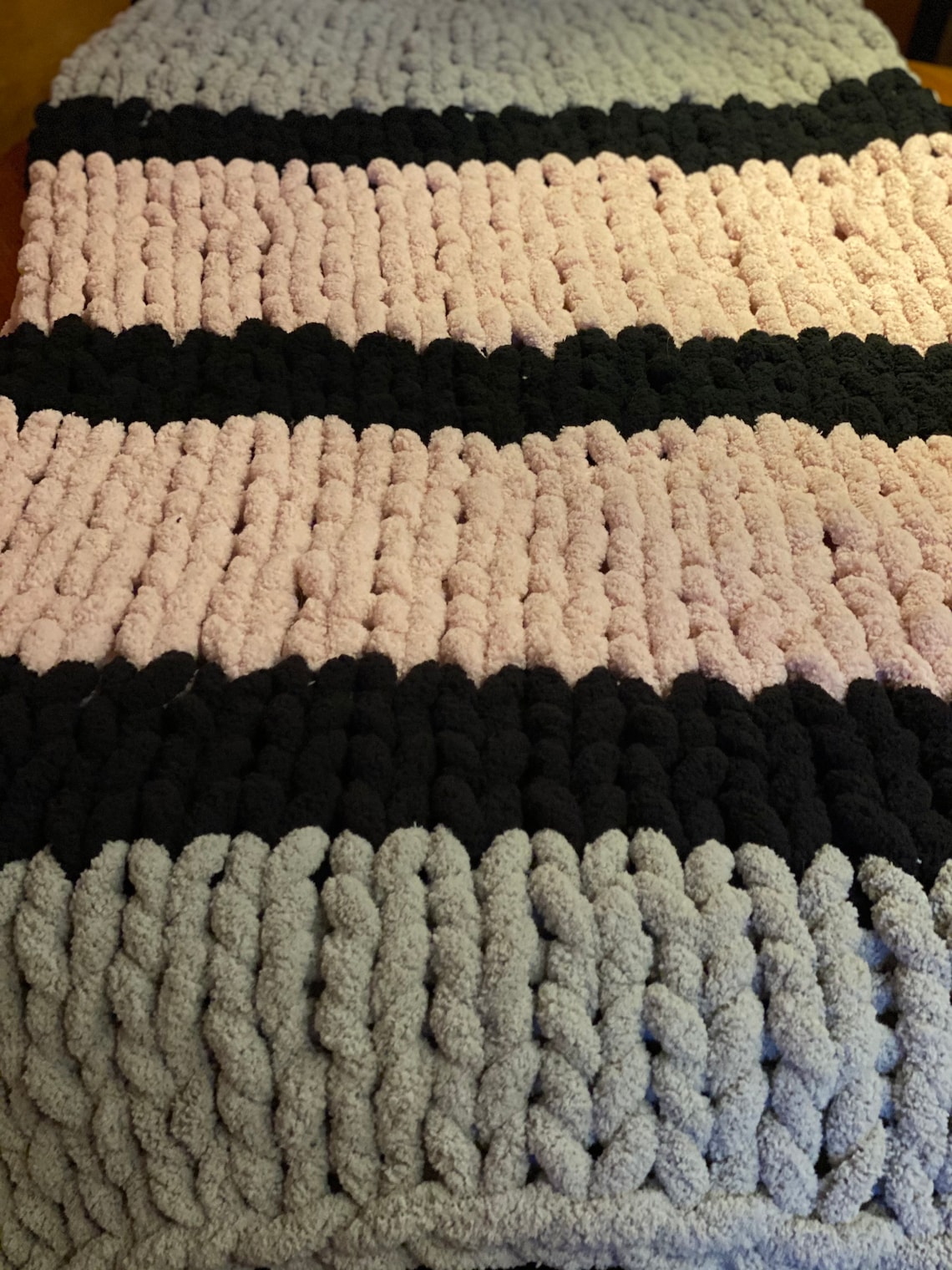 Chunky Knitted Blankets Etsy Canada