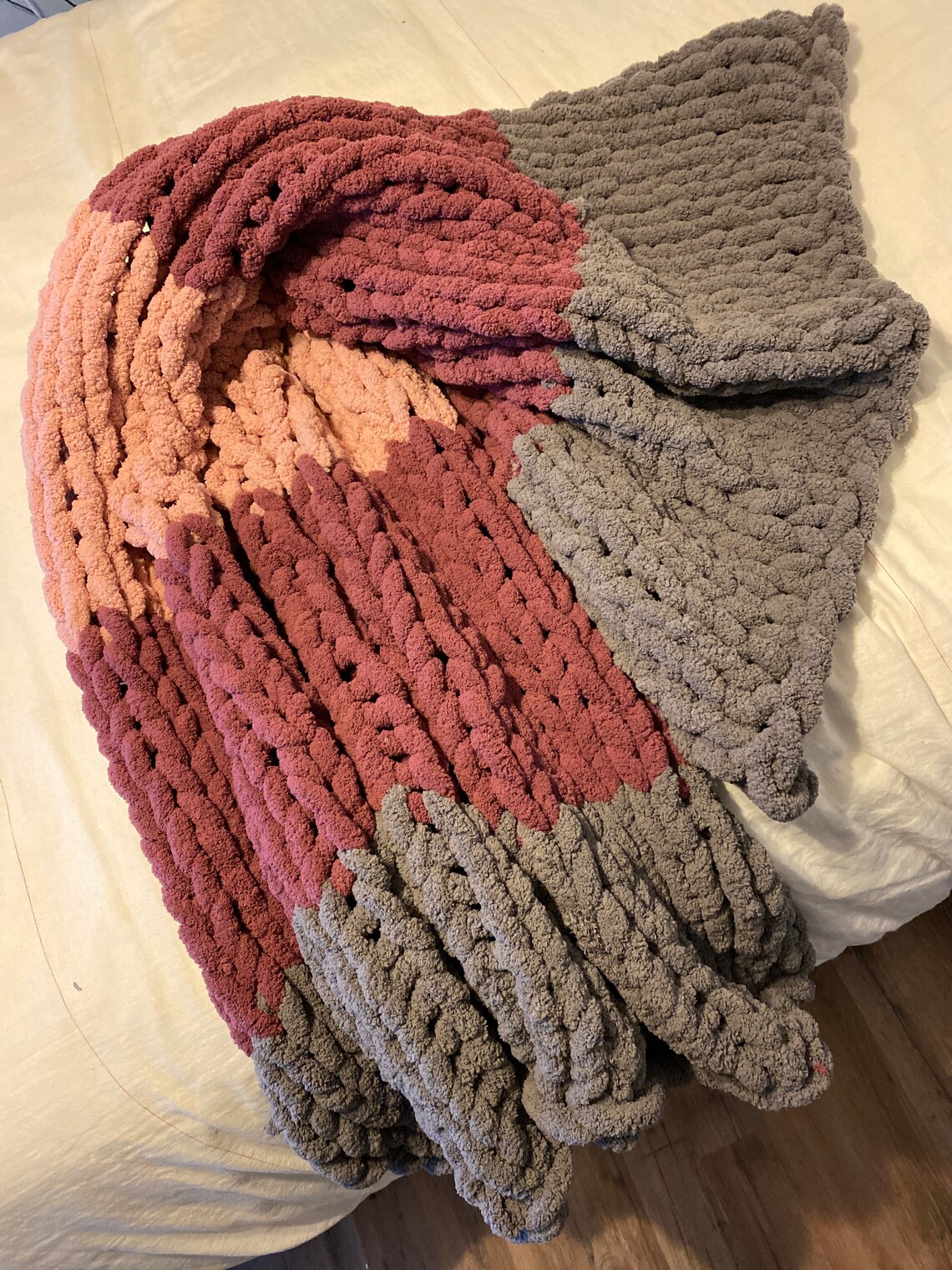 Chunky Knitted Blankets Etsy Canada