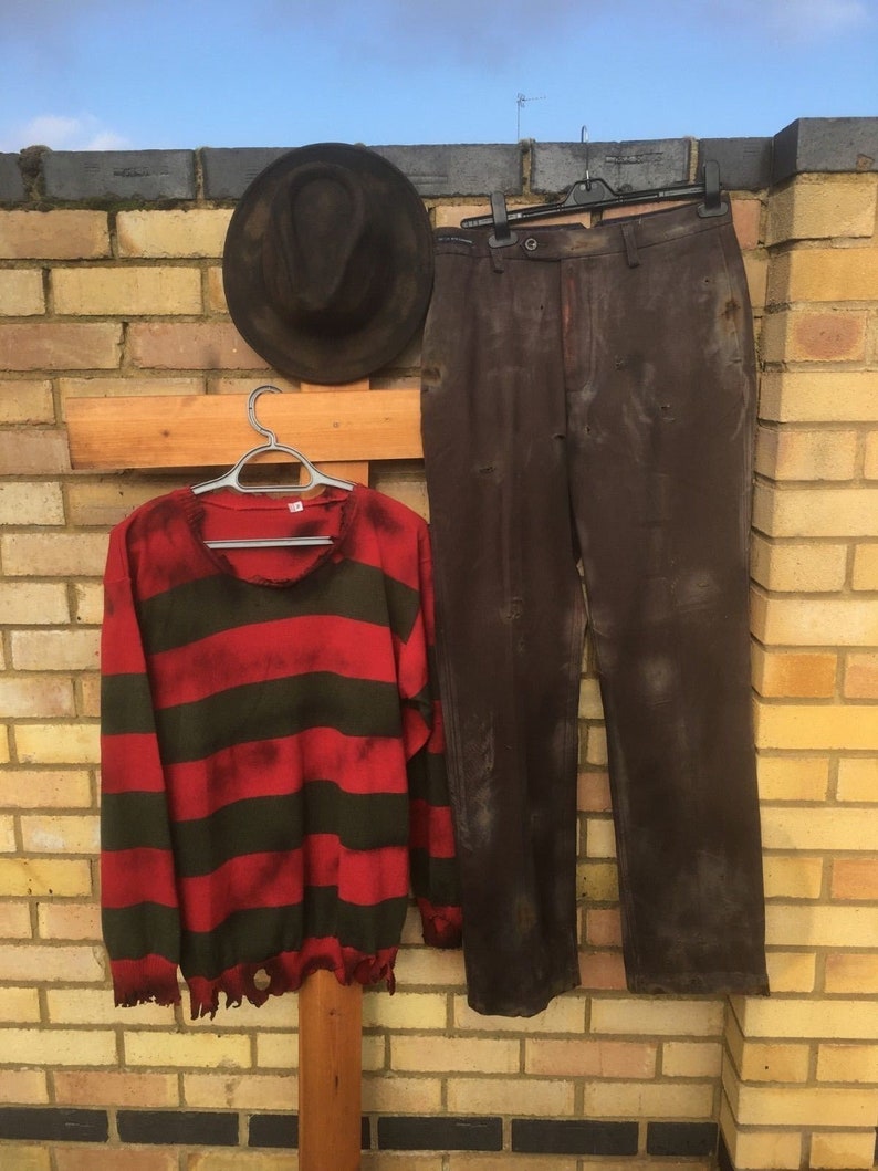 Freddy Krueger custom made costume trousers jumper sweater Etsy