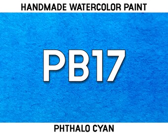 PRÉCOMMANDE Phthalo Cyan PB17 édition limitée handgemaakte aquarelverf