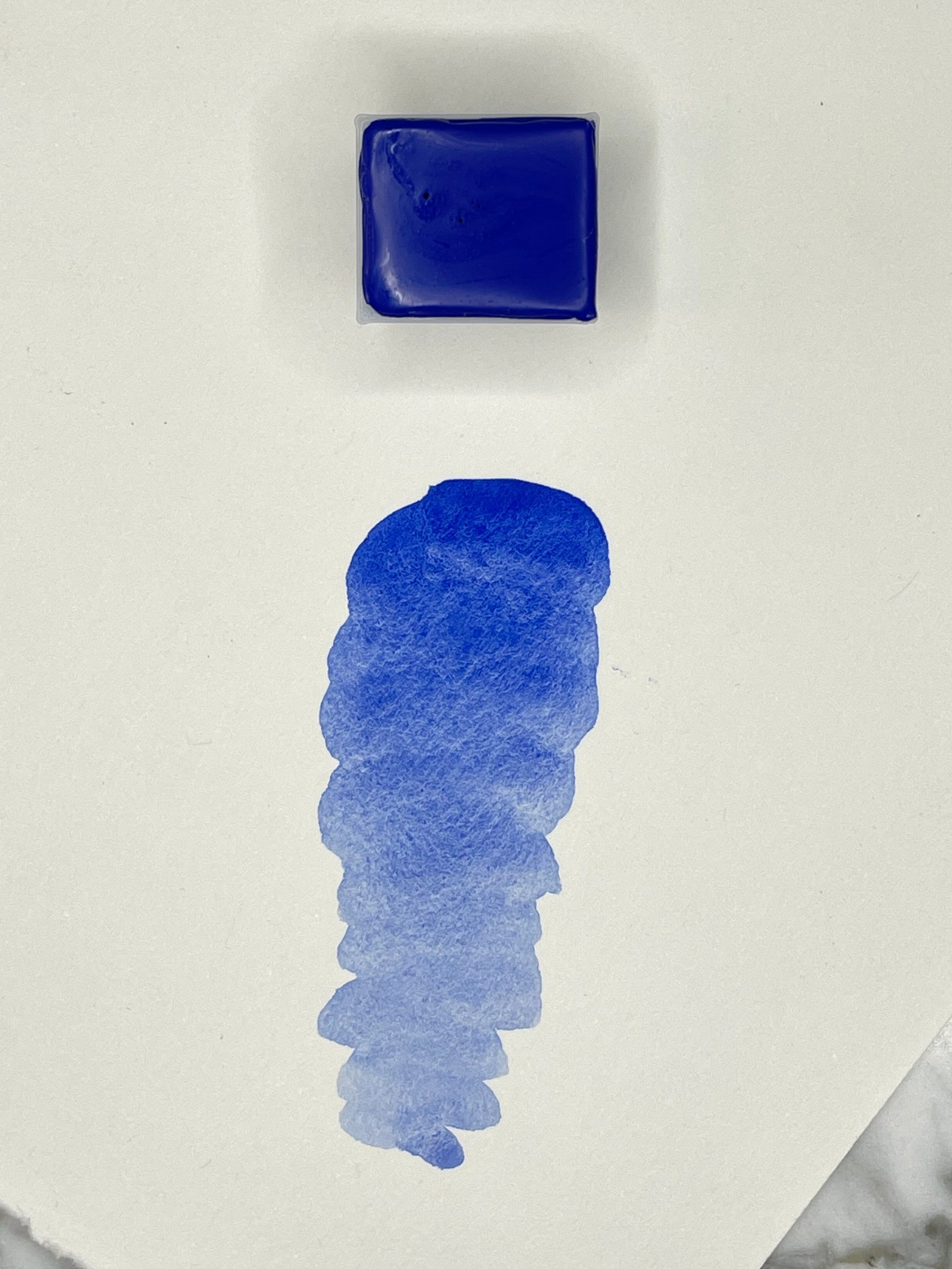 YInMN Blue PB86 handmade watercolor paint Etsy