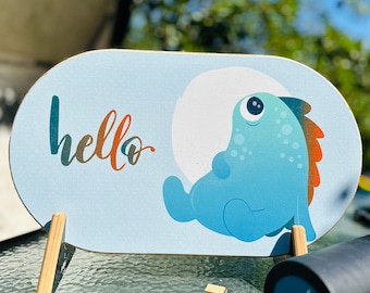 Wooden Balance Board Trainer for Kids. Best Gift for Kids for Active Play & Development.