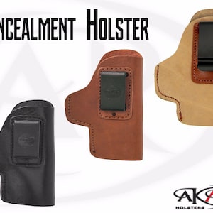 iwb  LEATHER HOLSTER – Inside-the-Pants Clip-On – Compatible with Walther PPK/S