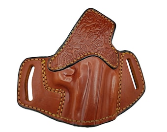 Premium Quality Black Open Top Pancake Style OWB Holster Fits Heckler & Koch USP 9mm