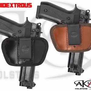 IWB/OWB Leder-Gürtelholster | Kompakte verdeckte Tragetasche Kompatibel mit Walther PPK/S