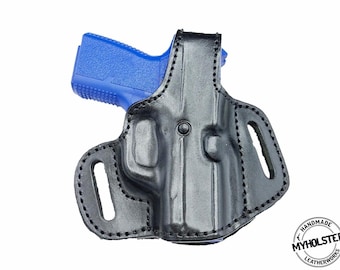 Sig Sauer P365 OWB Thumb Break Leather Belt Holster, MyHolster