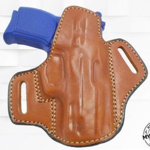 Springfield Armory Hellcat Premium Quality Black Open Top Pancake Style OWB Holster
