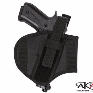Ambidextrous thumb break nylon belt holster – compatible with Smith & Wesson CSX 9mm