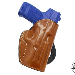 Beretta 92X Compact OWB Leather Quick Draw Right Hand Paddle Holster