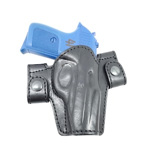 OWB Snap-On Leather Open Top Holster Compatible w/ Walther PPK/S
