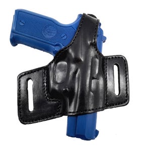 H&K USP .45 OWB Quick Draw Leather Slide Holster W/Thumb-Break