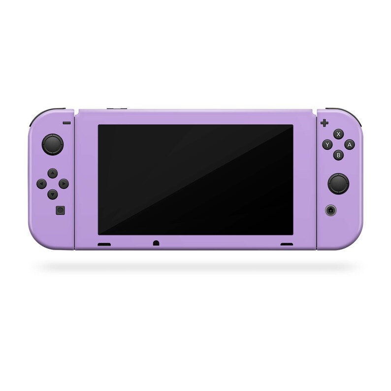 Nintendo Switch Skin Purple Leaf Etsy