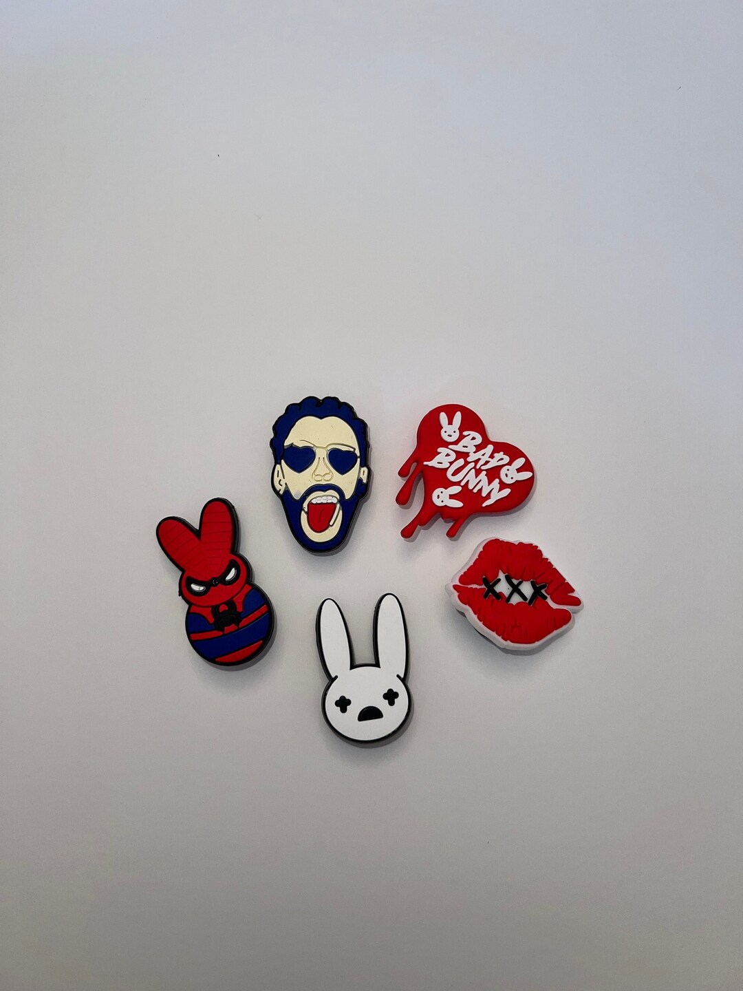 Bad Bunny Croc Charms 5 Pack Etsy
