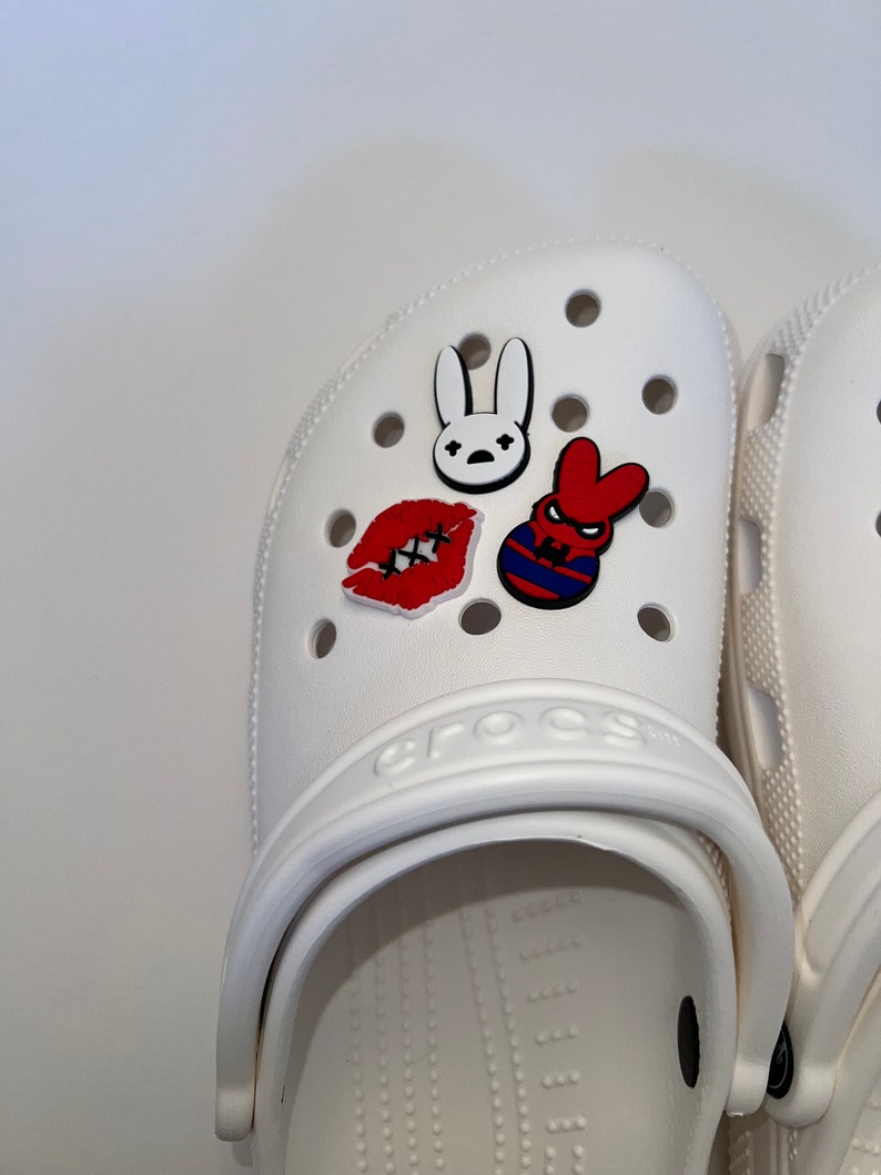 Bad Bunny Croc Charms 5 Pack Etsy