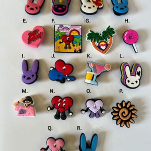 Bad Bunny Shoe Charms