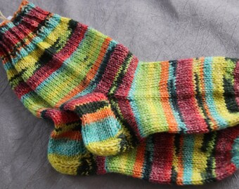 Hand-knitted socks size 26/27