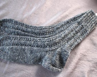 Hand-knitted socks, size 40/41