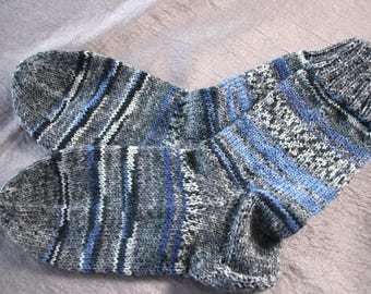Hand-knitted socks, size 34/35