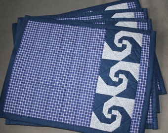 4 Tischsets, Platzdeckchen, Patchwork