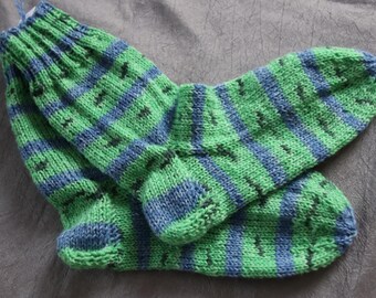 Hand-knitted socks size 26/27