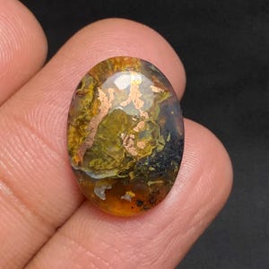 Naturlig krysokolla med inhemsk kopparcabochon, krysokollakoppar för smycken, 11 st, 19x14x4 mm