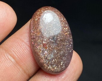 Rare Quality Of Iolite Sunstone Cabochon, Natural Iolite Sunstone Gemstone, For Jewelry, Sunstone Cabochon, 25cts, 27×17×6mm, 8442