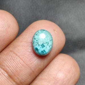 Natural Shattuckite Cabochon, Shattuckite Design Gemstone, Loose Gemstone For Jewelry, Shattuckite Gemstone, 2Cts, 10x8x4mm