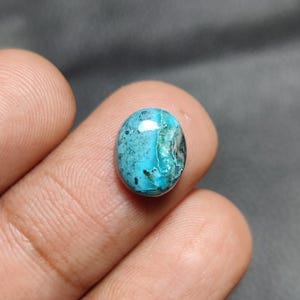 Natural Shattuckite Cabochon, Shattuckite Design Gemstone, Loose Gemstone For Jewelry, Shattuckite Gemstone, 2Cts, 11x9x4mm