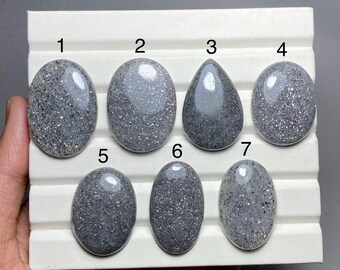 Natural Black Sunstone Cabochon, Loose Gemstone, 8183