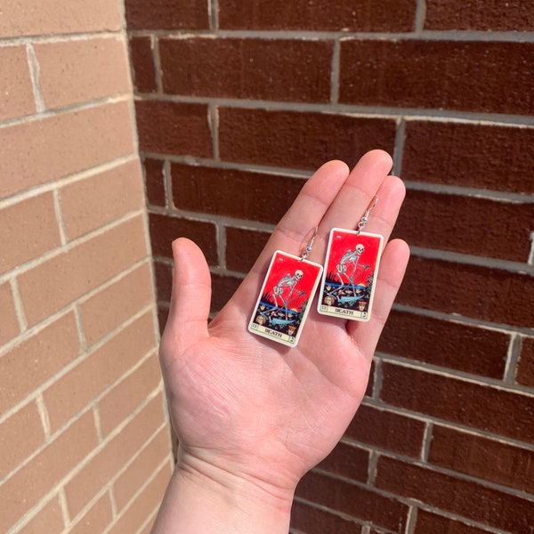 Death Tarot Earrings