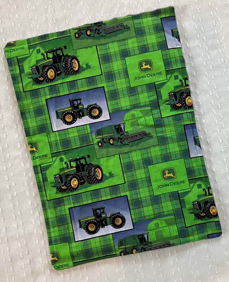 John Deere Baby Lovey Mini Security Blanket Minky Cotton Etsy