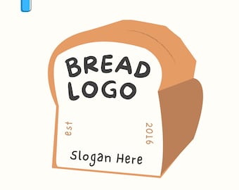 Bread Logo, Baker Logo, Bakery Logo, Fresh Bread Logo, Custom Logo,