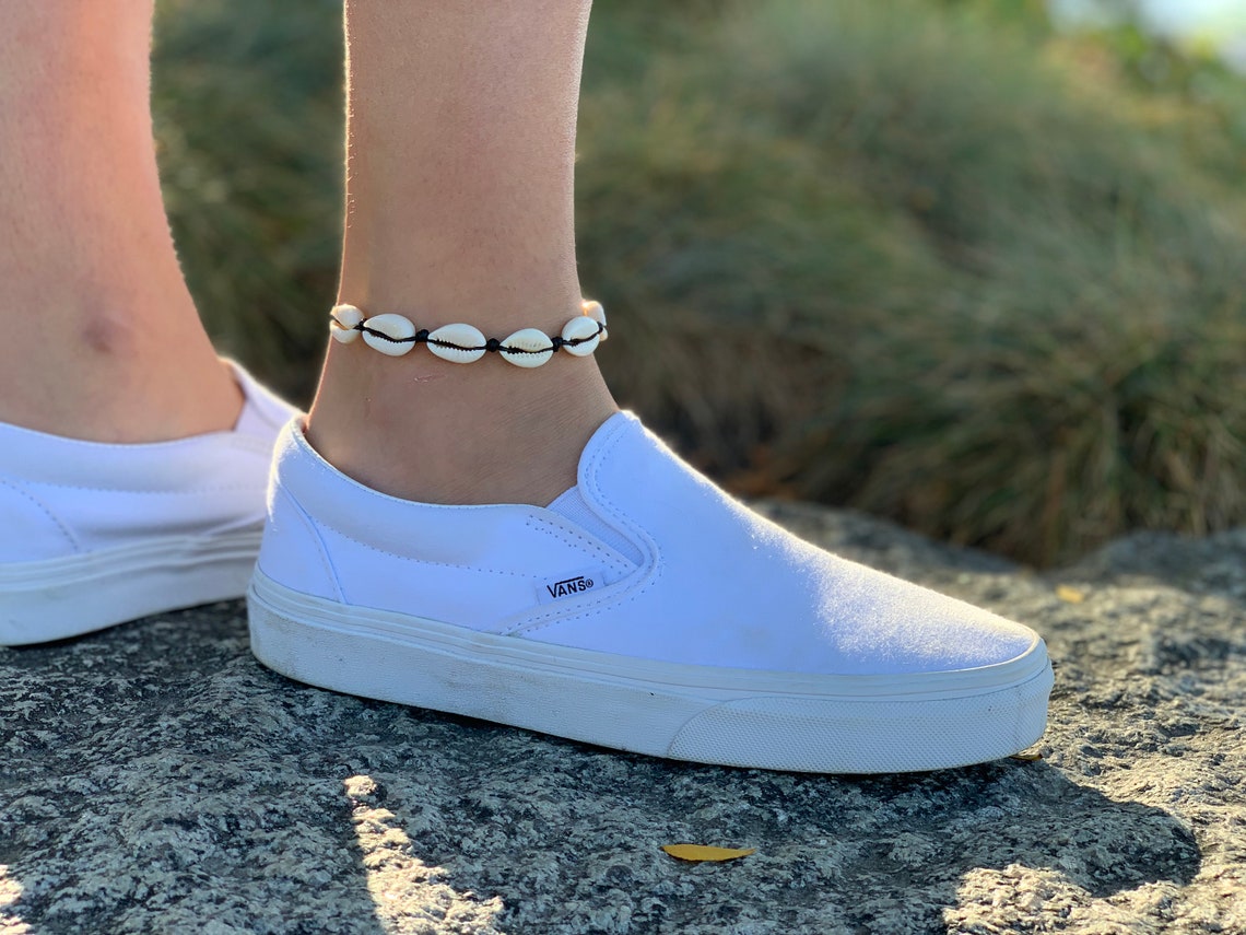 Shell Necklace Anklet SET Vsco Stuff Handmade Seashell Etsy