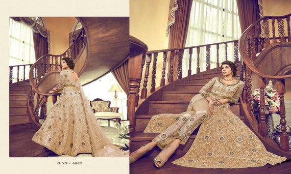 net fancy frock for pakistani womens