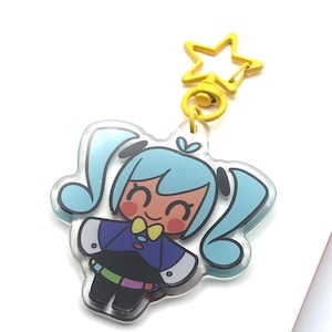 Static Miku | Vocaloid | 2.5" Acrylic Charm |