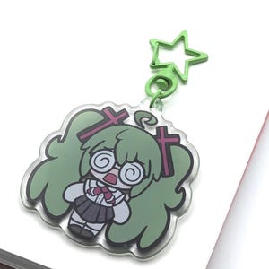 Fujoshi Miku | Vocaloid | 2.5" Acrylic Charm |