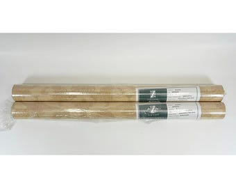 Vintage Zoffany Beige Printed Wallpaper 2 Rolls 22 Yds Made in England DWP31002