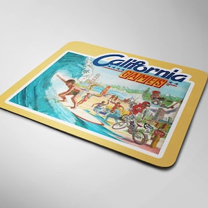 California Games  C64 Amiga Atari Mouse Mat Retro Gift