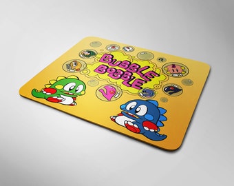 Mauspad Bubble Bobble c64 Kommodore Atari Retro Geschenk Arcade
