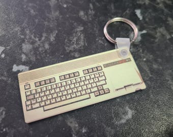 Commodore C65 keyring Retro Gift