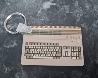 Amiga 500 Commodore Schlüsselanhänger Retro Geschenk Geek