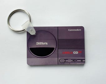 CD32 Schlüsselanhänger Commodore Amiga Retro Geschenk