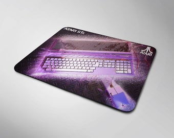 Atari ST Mauspad lila Retro Geschenk