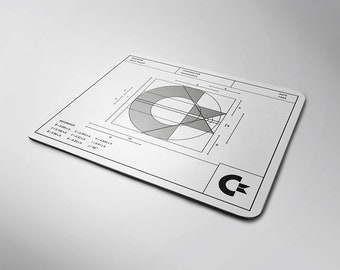 commodore C64 Maus Unterlage Amiga Retro Geschenk