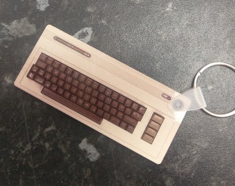 Commodore 64 keyring Retro Gift