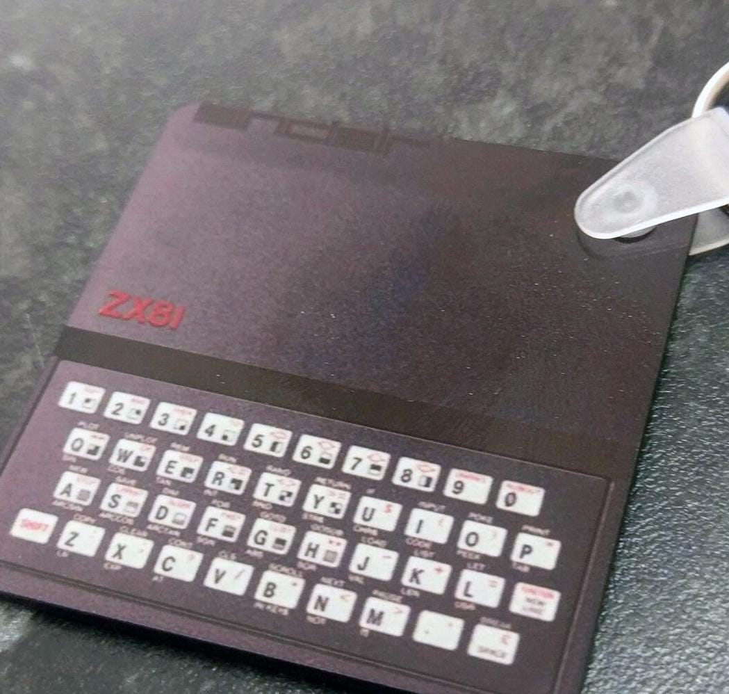 小物 karabiner ZX81 Sinclair Computer Keyring Retro Gift - Etsy