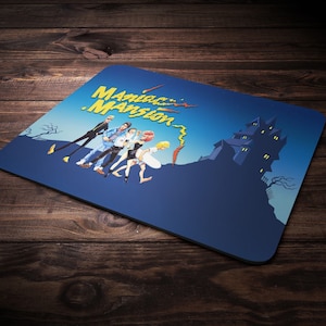 Mouse pad mat Mainic Mansion  Amiga Atari C64 Retro Gift